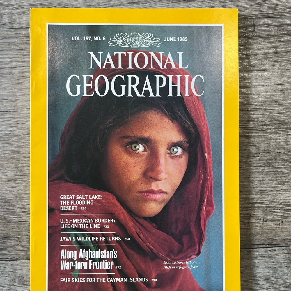 June 1985 National Geographic—Afghan Girl